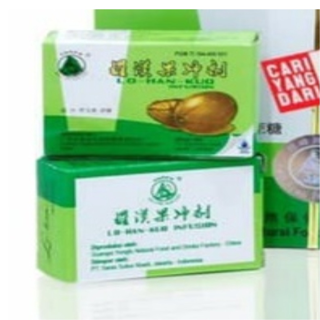 

[1Kotak Kecil] LO HAN KUO Infusion Eceran / LOHANKUO/ Pereda Panas Dalam Batuk dan Sakit Tenggorokan / Minuman Jamu Herbal