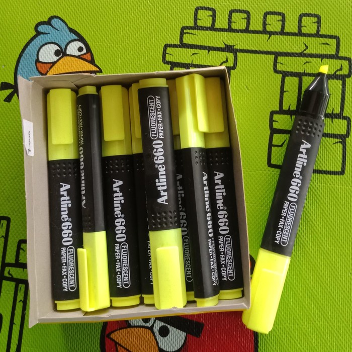 

NEW Stabilo merk "Artline" warna kuning MURAH ORI Baru