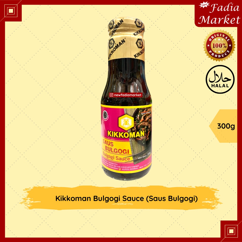 

Kikkoman Bulgogi Sauce (Saus Bulgogi) 300g