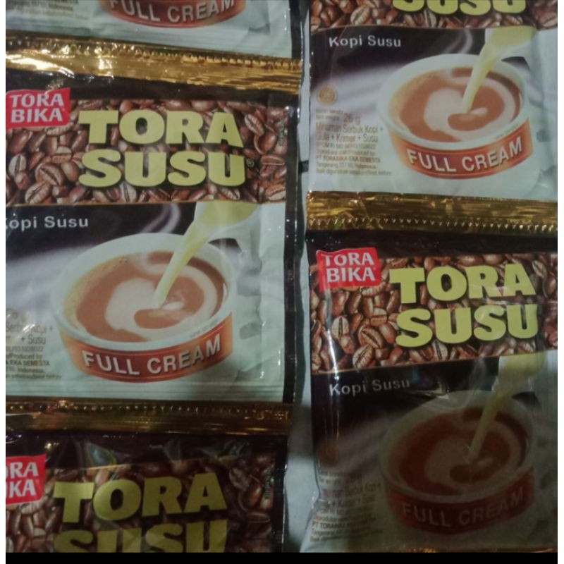 

Tora susu kopi Tora bika susu saset isi 10