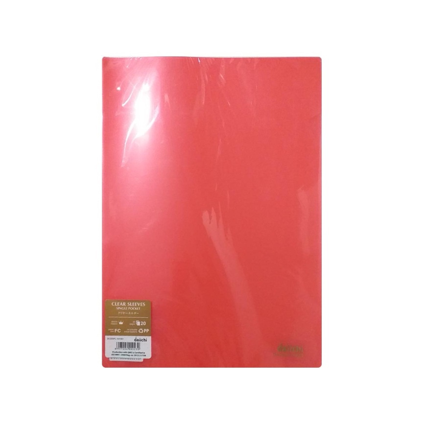 

Gramedia Kediri - DAIICHI DCS CLEAR SLEEVES FC 1 CLASSIC RED