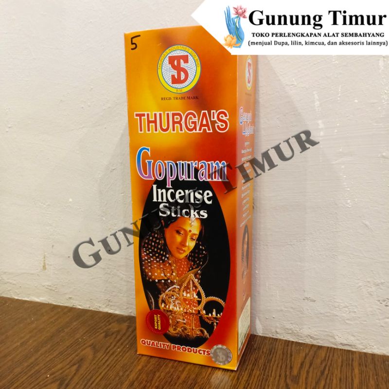 Hio Dupa Thurga Wangi Aromaterapi / Hio Dupa India Gopuram Bathi Incense Sticks