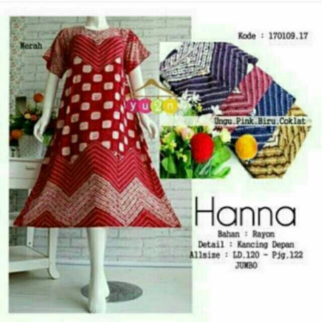 DASTER JUMBO HANNA GROSIR MURAH ASLI PEKALONGAN