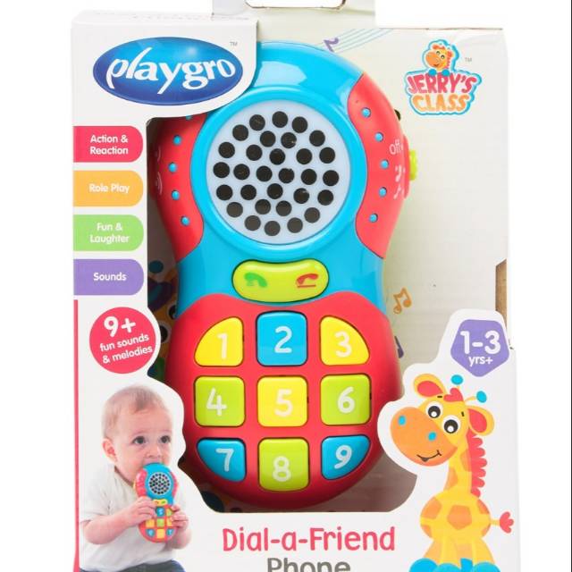 Playgro Dial-A-Friend Phone - Mainan Bayi