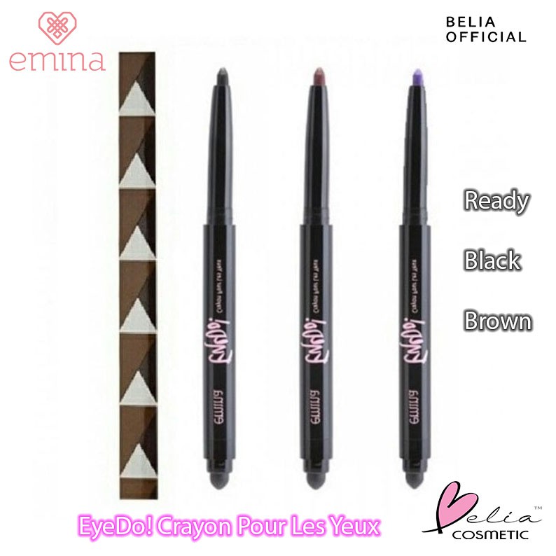 ❤ BELIA ❤ Emina Eye Do! Crayon Eyeliner Pour Les Yeux EyeDo! Eye Liner BPOM