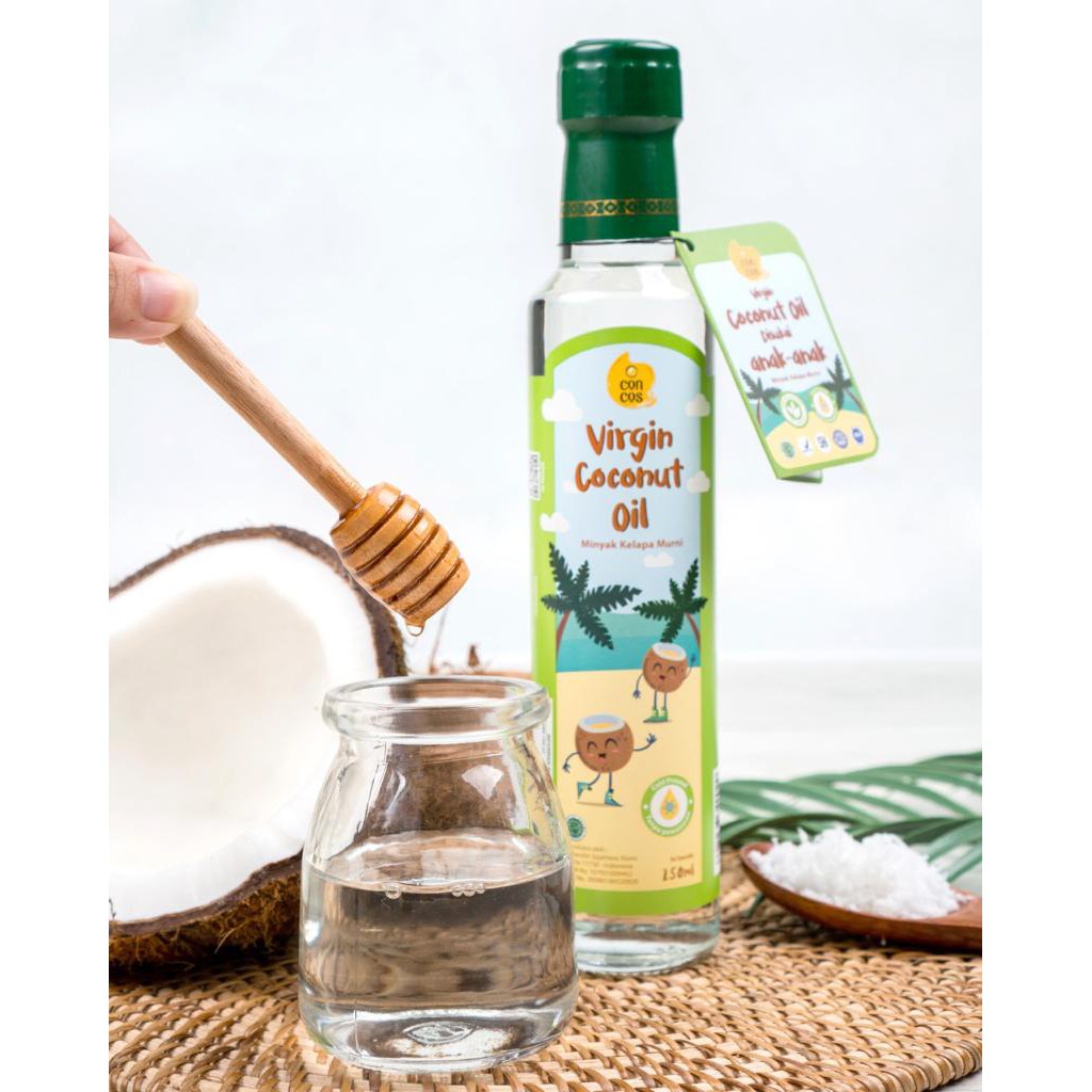 

CONCOS VCO VIRGIN COCONUT OIL UNTUK ANAK DAN BAYI / MINYAK KELAPA ASLI 250ML