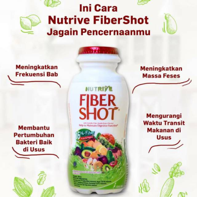 Nutrive Fiber Shot 600ml / 6botol @100ml