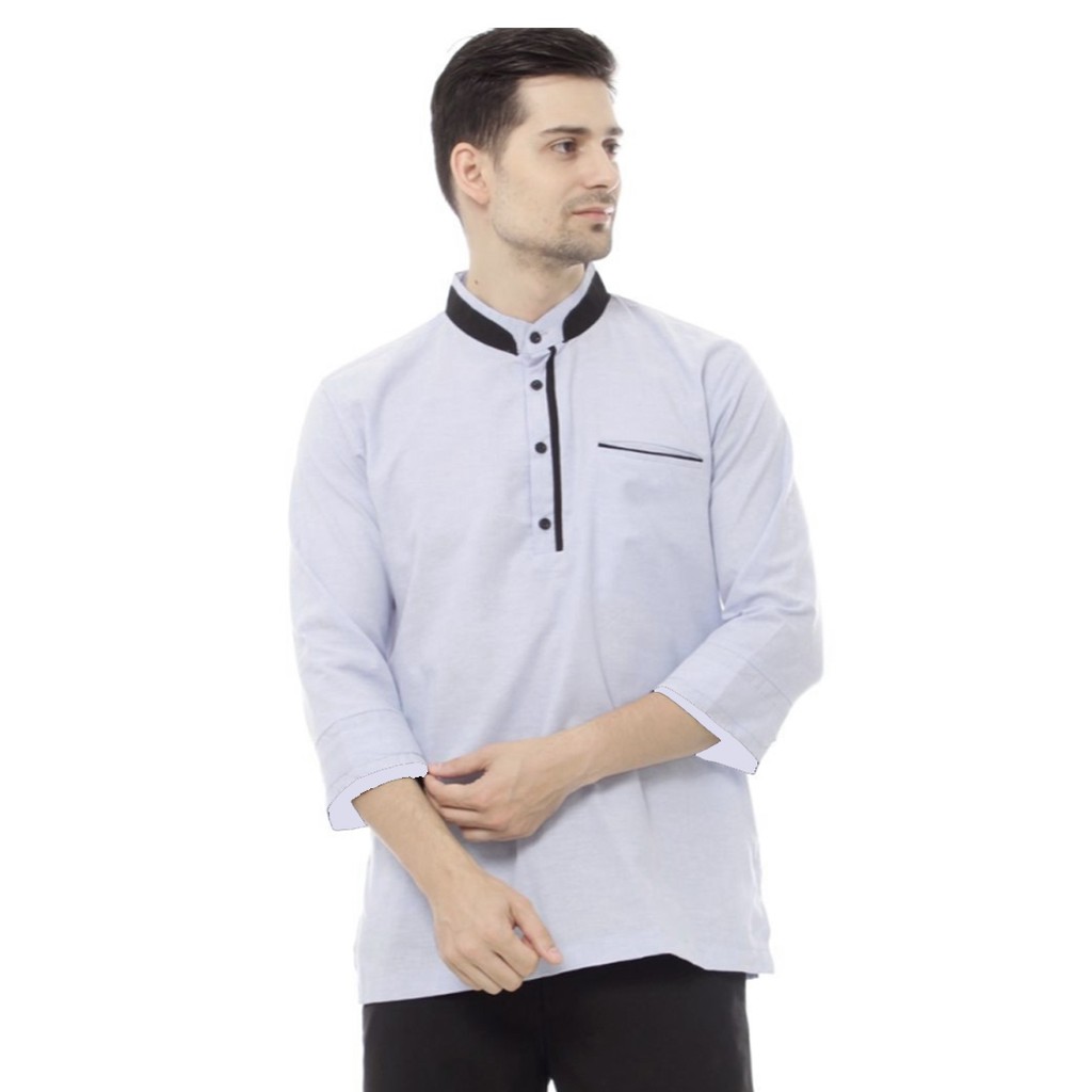  Baju  Koko  Assyauqi Modis kekinian Kurta  Bahan Cotton Size 