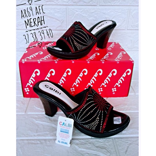 [PROMO TAHUN BARU] SANDAL WANITA CALBI HEELS / SANDAL PESTA-1