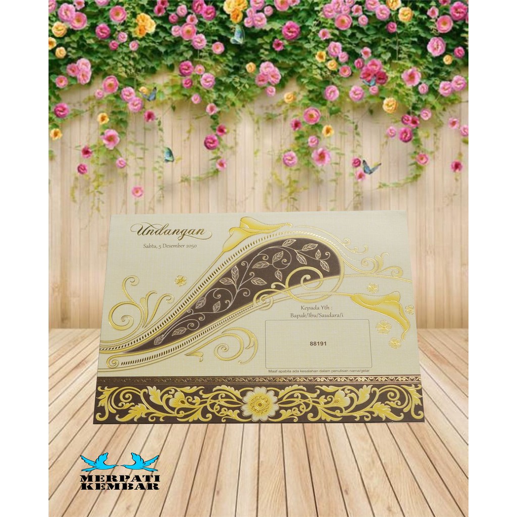 Undangan Pernikahan / Undangan Murah / Undangan Khitan ERBA 88191