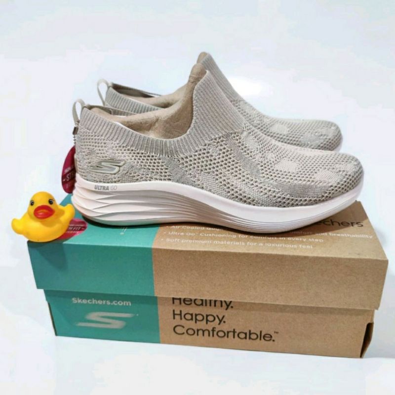 SEPATU SKECHERS YOU WAVE VIRTUE NATURAL ORIGINAL 100%