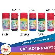 

[PROMO T7T60] Cat Khusus Motif Paket 2 ( 6 warna ) Model Terkini
