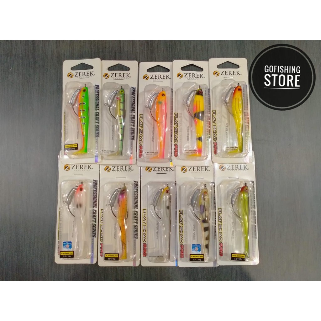 Soft Lure Zerek Flat Shad 3.5