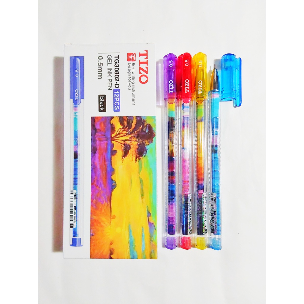 

[1 PACK] PULPEN TIZO 0.5 mm | BULPOIN TIZO 0.5 mm | BOLPOIN GEL MURAH | PULPEN GEL LUCU