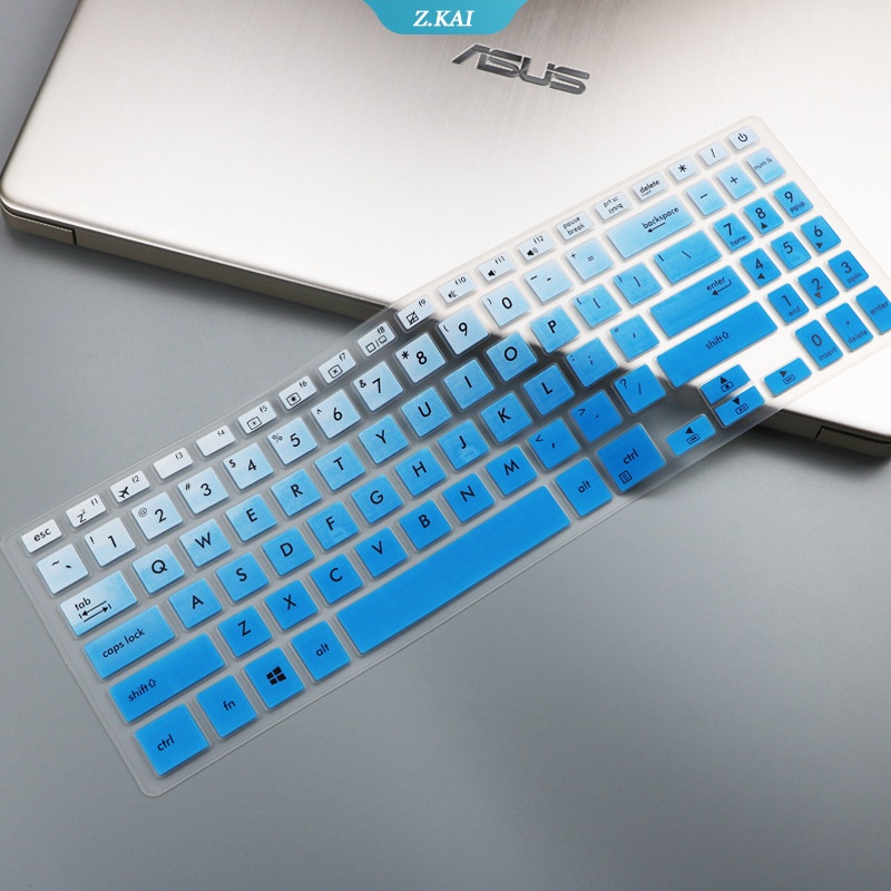 Casing Soft Case Silikon Motif Huruf + Keyboard Untuk ASUS X560 X560U X560UD 15.6 &quot;(ZK)