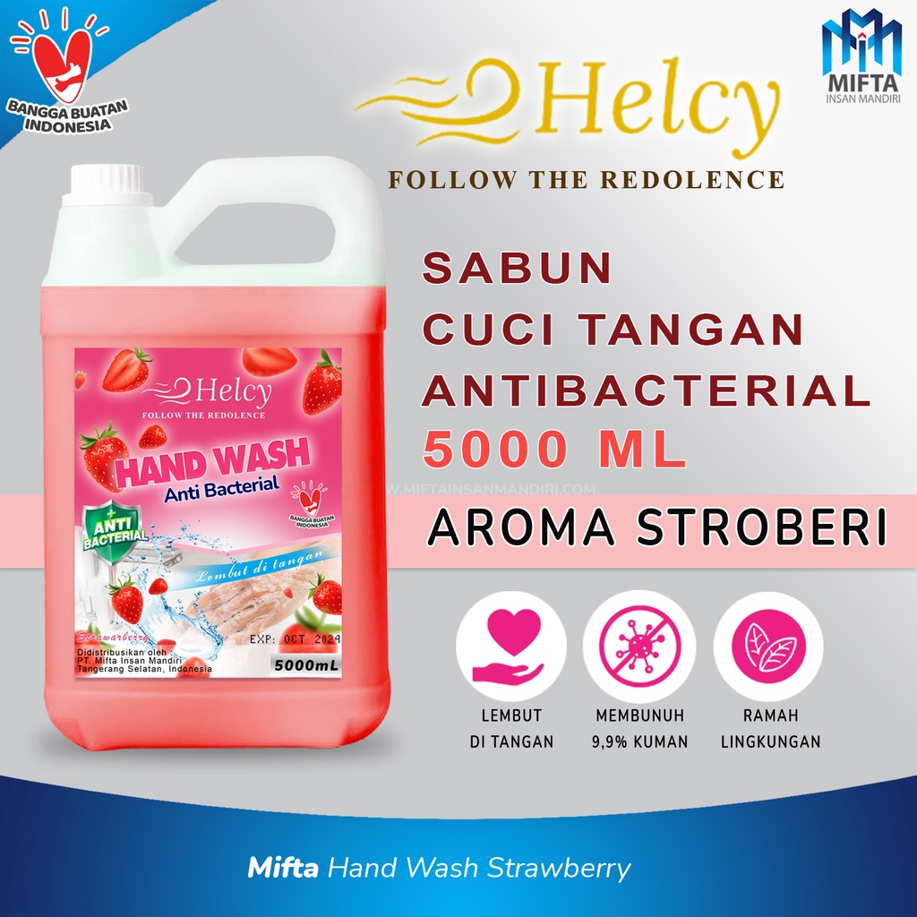 SABUN CUCI TANGAN HELCY 5 LITER / HAND SOAP KENTAL /SABUN CUCI TANGAN EKONOMIS