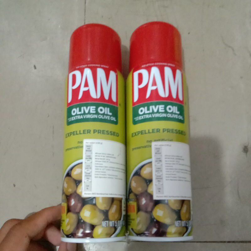 

Pam olive oil cooking oil spray 141 gr/minyak zaitun spray