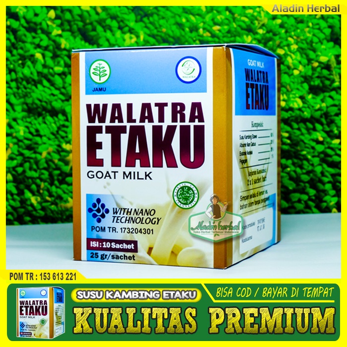 

Suplemen penambah tinggi badan 100% Herbal Alami - Susu Kambing Etawa