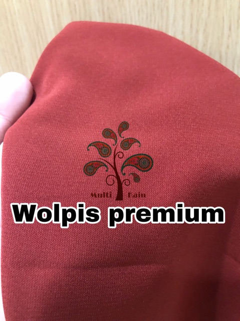 bahan multi kain wolfis wolpis woolpis woolpeach wolvis monalisa premium gamis tunik fashion