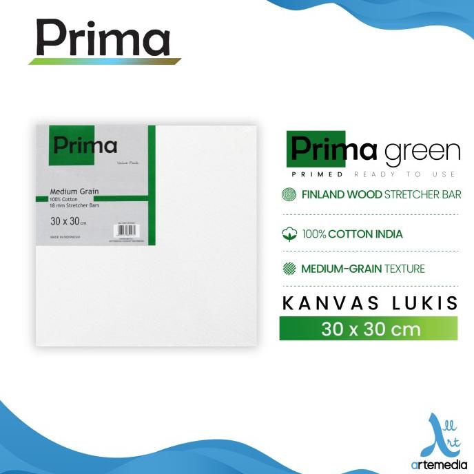 

Kanvas Lukis Prima Green 30x30cm Cotton Canvas