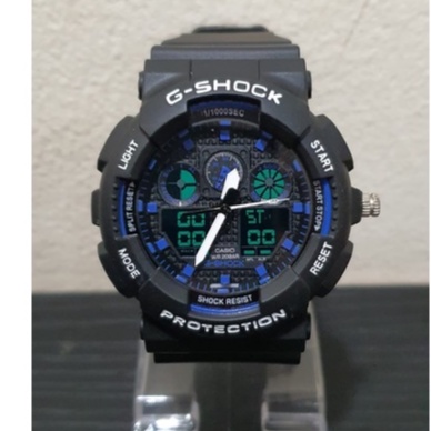 JAM TANGAN PRIA G-SHOCK CASIO GA 100 DUAL TIME / JAM TANGAN COWOK TERBARU