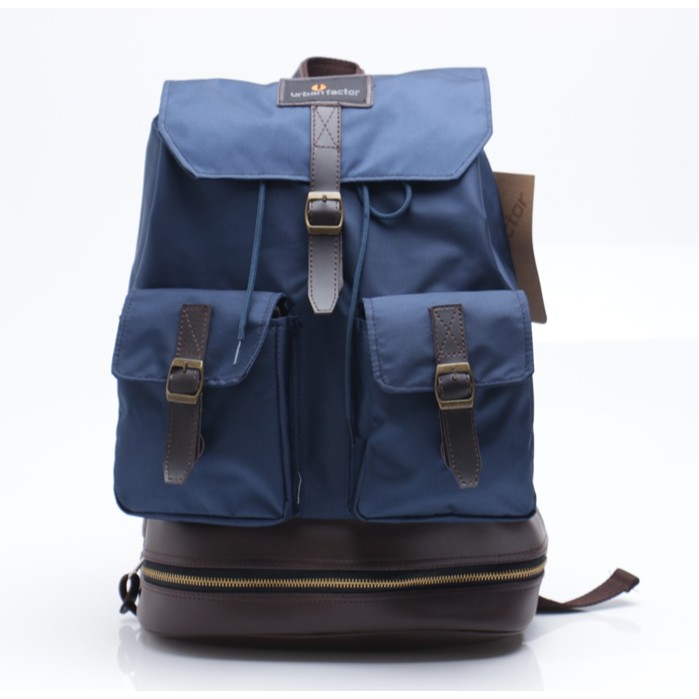 I DONT LIKE MONDAY NAVY |Urban Factor x FORIND| Tas Ransel Punggung Ori Pria Wanita Backpack Besar