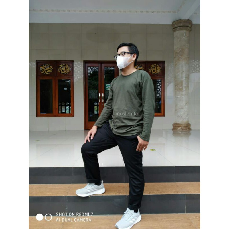 KAOS LENGAN PANJANG COTTON COMBED 30S