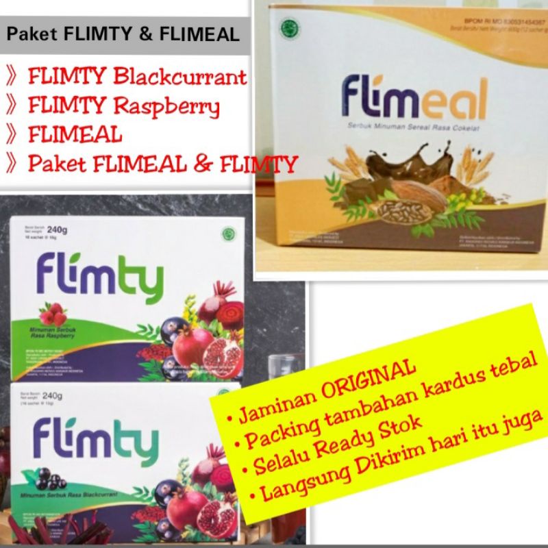 Tersedia disini..Paket Flimty dan Flimeal | Flimty fiber | Flimeal meal replacement