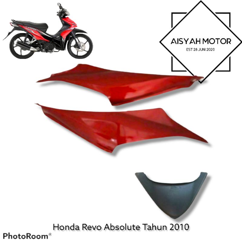 Bodi Honda Revo Absolute Warna Merah Marun Tahun 2010