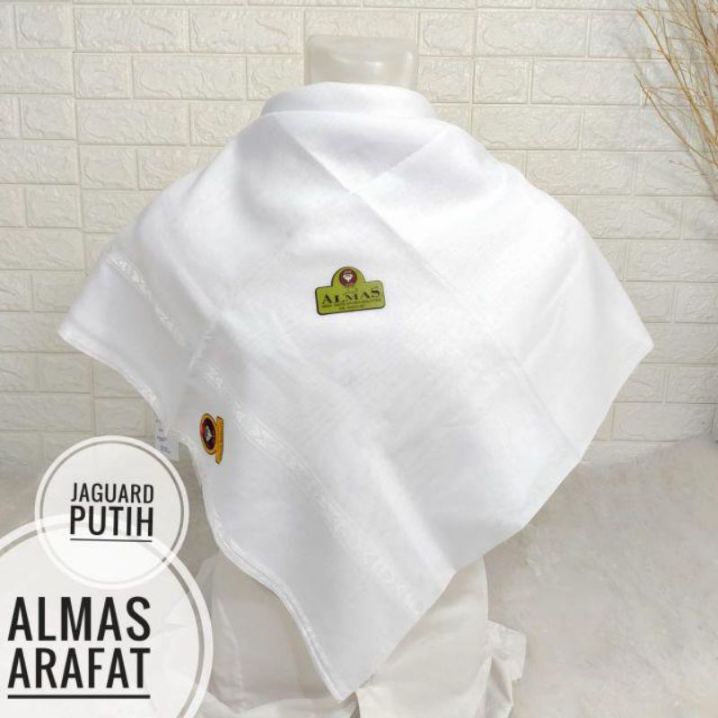 Sorban putih Polos Almas Arafat