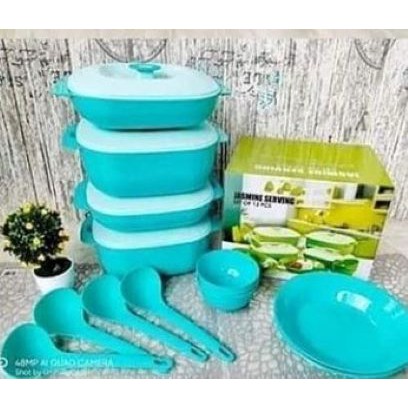 JASMINE SERVING SET/toples set/MANGKOK/PIRING SET /12 PCS