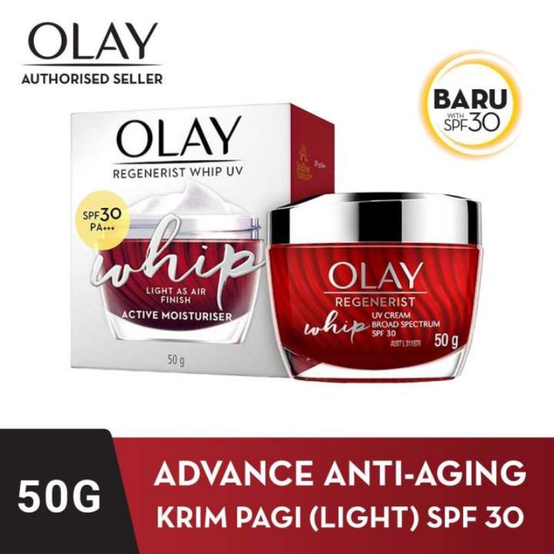 Olay Regenerist Whip Active Moisturiser Cream spf 30 50gr