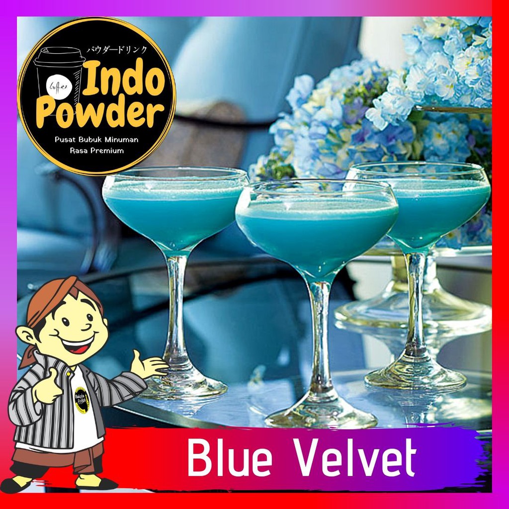 BLUE VELVET 1kg / Bubuk minuman Bluevelvet 1Kg / Bluevelvet 1Kg / Bubuk Blue velvet 1Kg