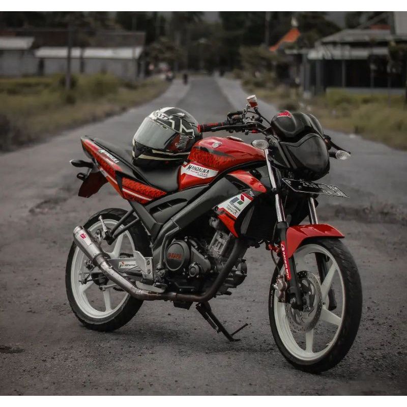 striping lis sticker variasi Yamaha Vixion lama MANDALIKA striping Vixion old Mandalika
