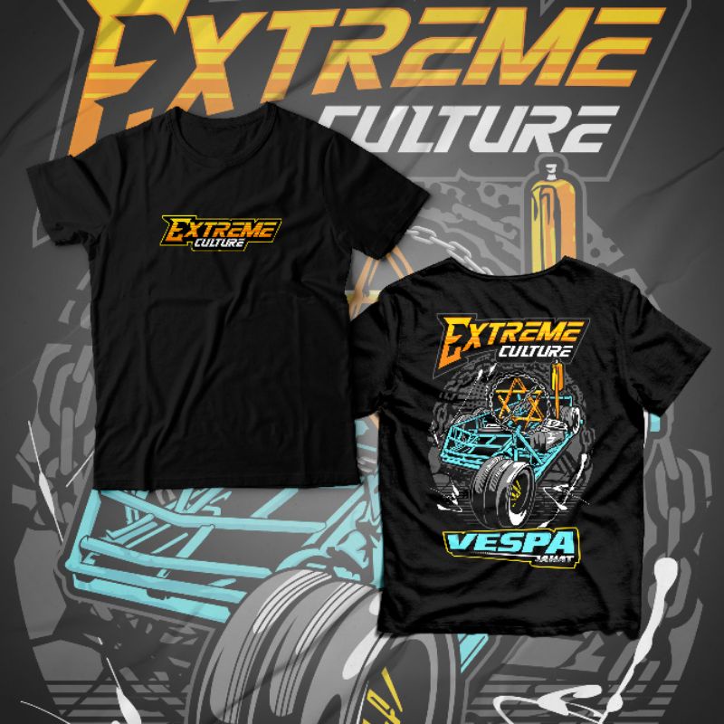 kaos Vespa extreme culture