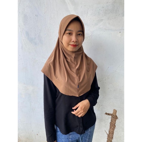 JILBAB BERGO HAMIDAH SIZE M HIJAB INSTAN MENUTUP DADA