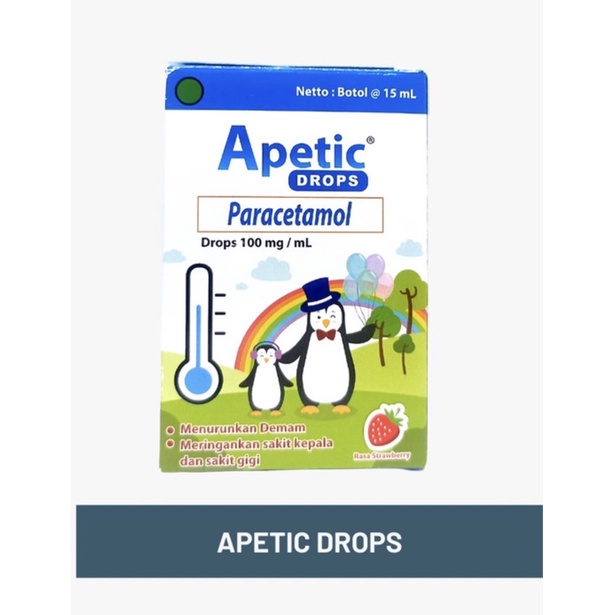 Apetic drop 15 ml ( penurun panas demam bayi )