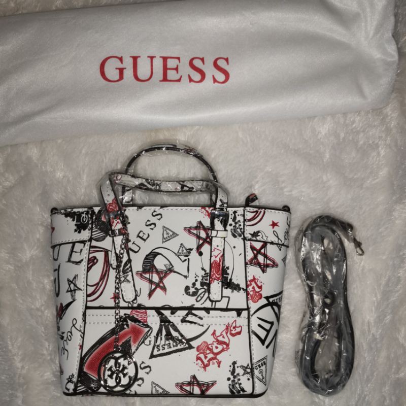 TAS GUESS DELANEY MINI TOTE / GUESS TETANGGA / ORIGINAL COUNTER 100%