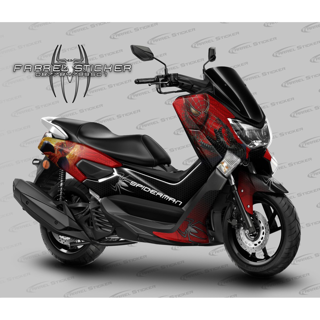 stiker decal nmax spiderman