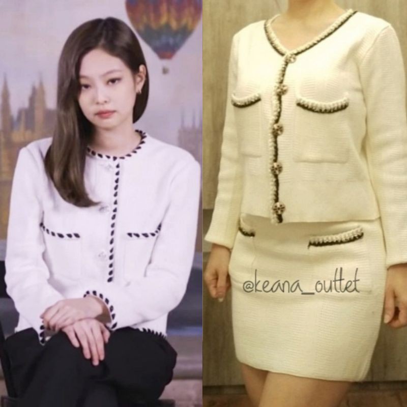 JAKET MODEL CHANEL JENNIE BLACKPINK | STELAN MODEL CHANEL BLACKPINK