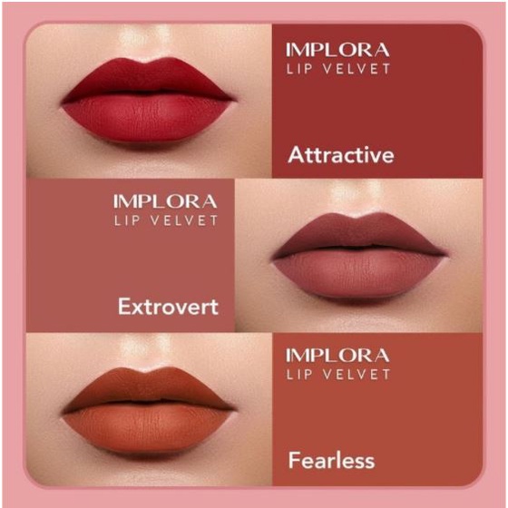 * NCC * Implora Lip Velvet Lipcream Smooth And Light Lip Cream