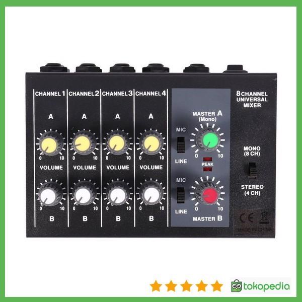 Dzaf | Tb Konsol Mixer 8 Channel Digital Universal Untuk Karaoke