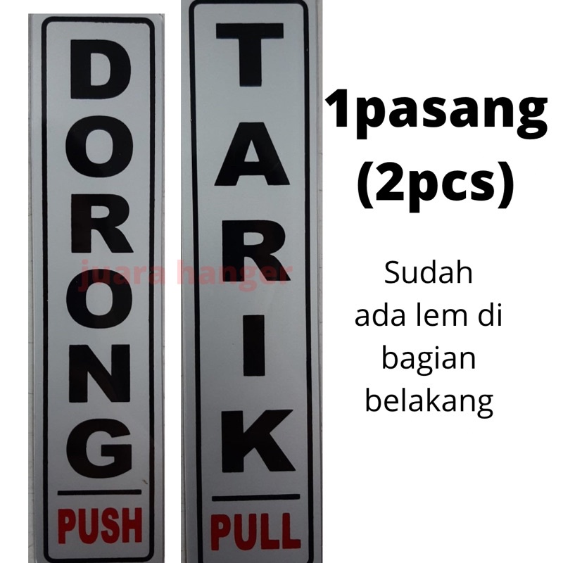 

Papan nama acrylic tulisan tarik dorong warna silver, sign label