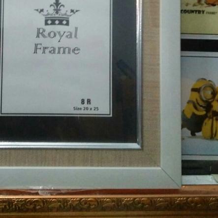 ❂ frame/bingkai foto 20x25cm linen /8R/10R, ✵