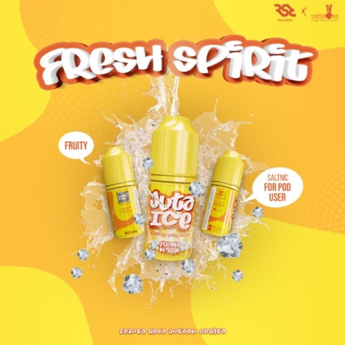 LIQUID JUTA ICE FRESH SPIRIT SALT 30ML 35MG / JUTA ICE FRESH SPIRIT SALT 30ML