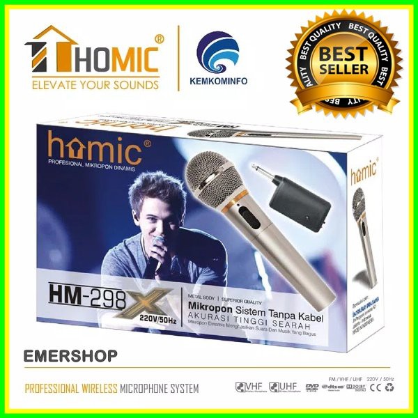 microphone wireless 2IN1 wireless dan kabel