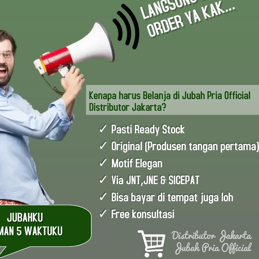 Berkualitas Jubah Pria Gamis Pria Cowok Laki Laki Dewasa Lengan Panjang Al Haramain Baju Jubah Putih Pria Dewasa Lengan Pendek Hitam Habib Polos  2022-6