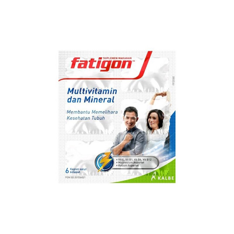 Fatigon Multivitamin 1 Strip Isi 6 Kaplet