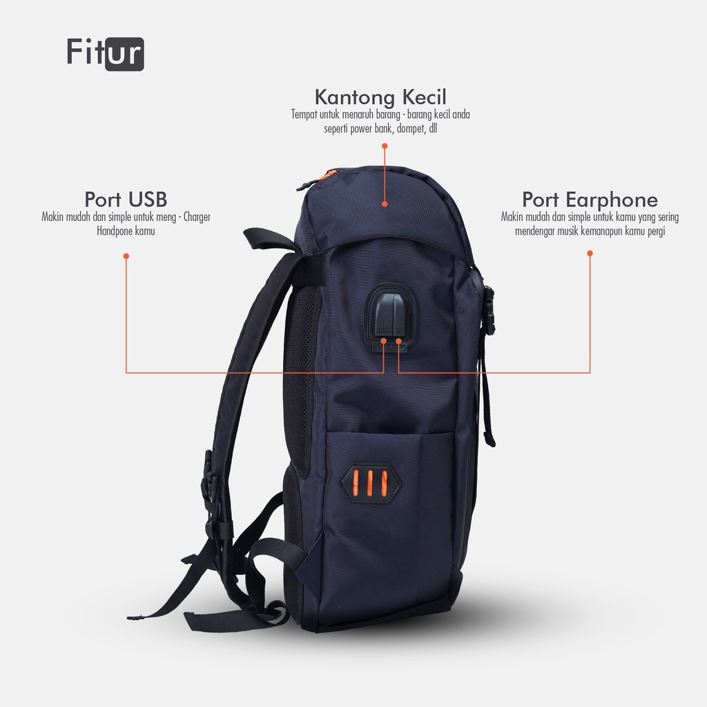 Tas ransel Backpack urban factor - Arxhivo | Tas laptop Pria