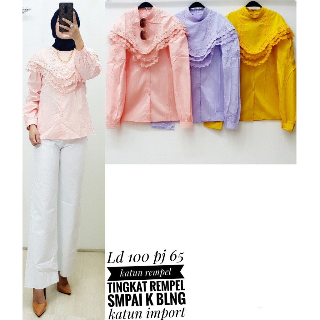 ATASAN KATUN IMPORT PREMIUM RENDA